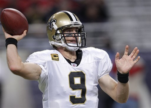 New Orleans Saints QB Drew Brees (AP Photo/Tom
Gannam)