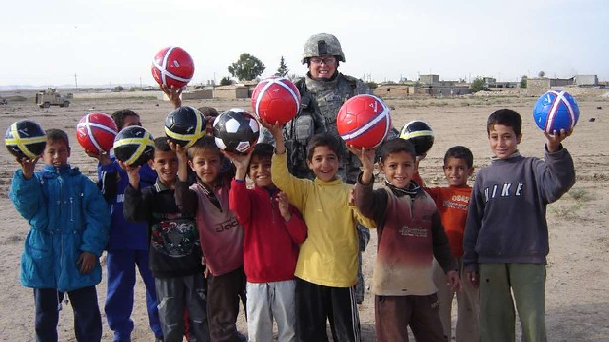 My Story: How soccer balls saved lives in Iraq