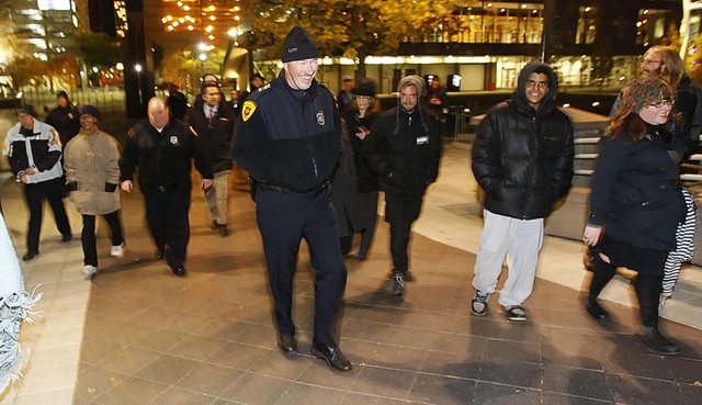 Occupy protesters moved to Gallivan Plaza