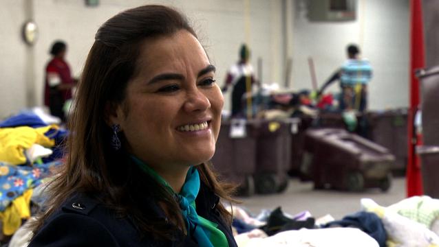 First Lady of Honduras, Rosa Elena Bonilla de Lobo, toured the LDS church's Humanitarian Center on Nov. 8, 2011.