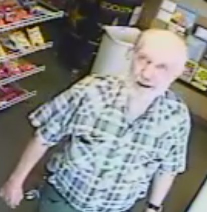 Police are looking for this man, caught by surveillance cameras, who they say exposed himself at the Cigarette Outlet in Salt Lake City.