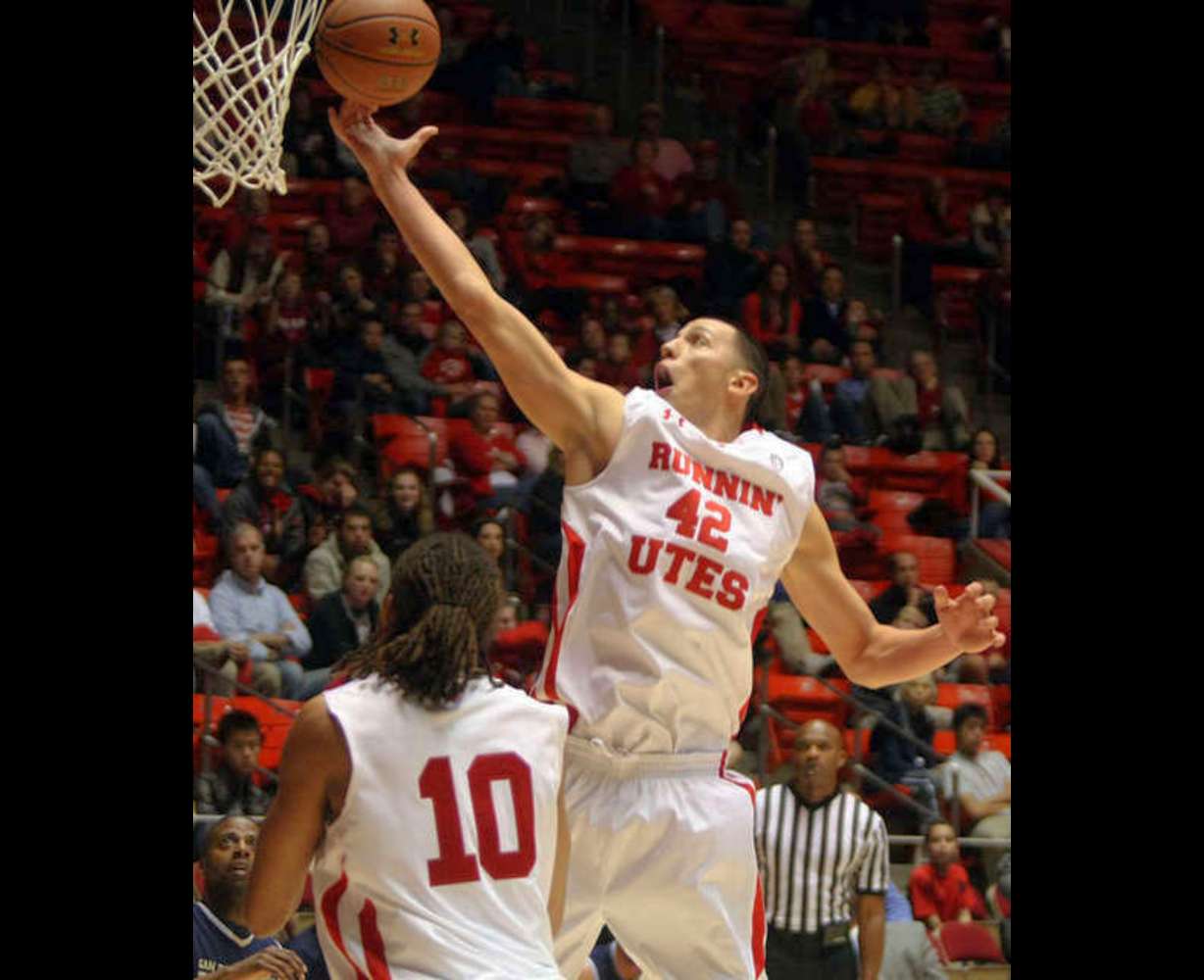 The University of Utah's Jason Washburn.
(Deseret News)