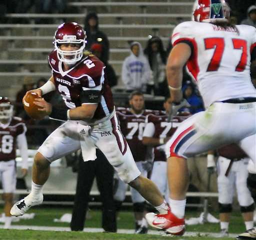 New Mexico State QB Matt Christian (AP Photo)