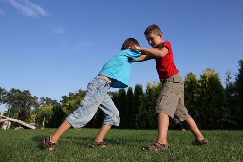 Is it ever OK to teach your child to fight?