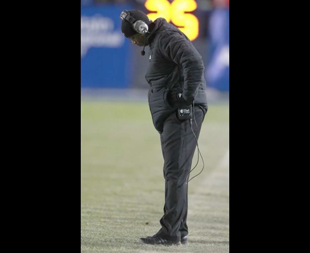 New Mexico State head coach DeWayne Walker. (AP
Photo/George Frey)