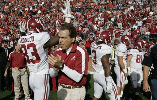 Nick Saban and the Crimson Tide produced seven first-round draft picks in the Sugar Bowl, but couldn't produce a win.