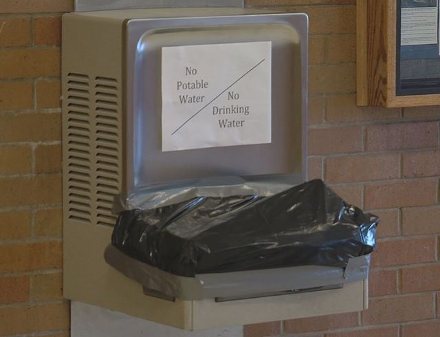 Students at Midvale Middle School without water due to contamination