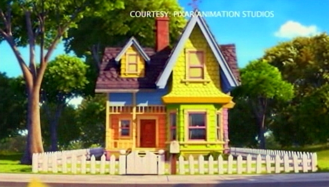 The house in the movie "Up."