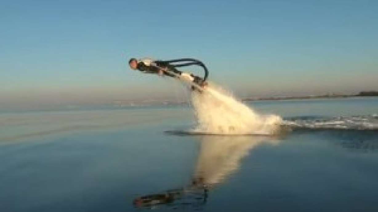 Flyboard lets you fly like a bird, swim like a dolphin