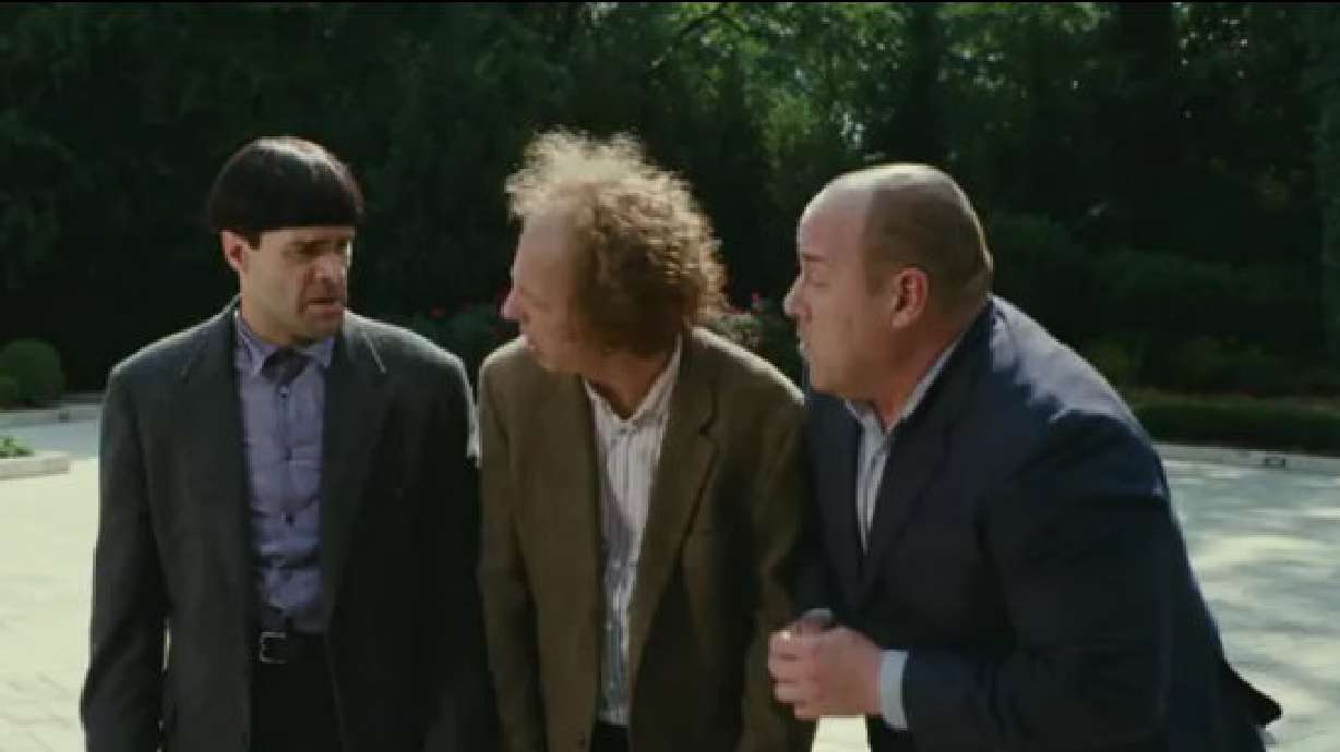 The Three Stooges are back, and they're kind of awkward