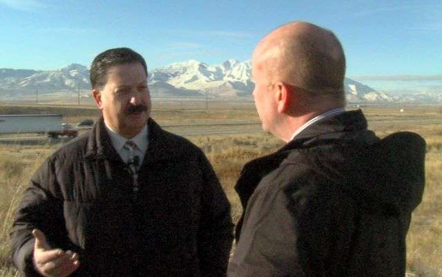 Utah Highway Patrol Lt. Dwayne Baird explains
U-turn laws to KSL's Steve Fidel.