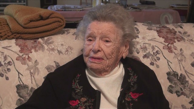 Maggie Stucki, who is 100 years old, called her 74-year-old daughter brave for ordering a would-be robber to leave her home. Fortunately, the robber complied.