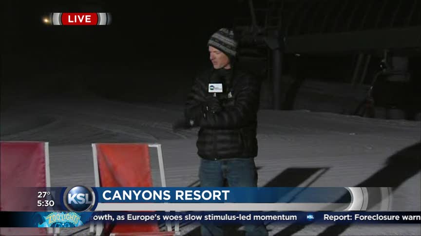 The Great Snow Escape: Grant gets the "Lawn Chairs" out