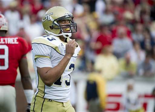 Georgia Tech quarterback Tevin Washington. (AP
Photo/Rich Addicks)
