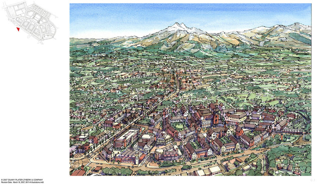 An artist's impression of what the new development will look like.