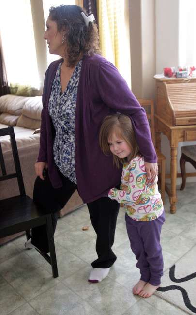 Three-year-old Natisha Broadbent's parents have been excommunicated from the FLDS Church but her grandparents are still faithful members and now she resides in West Jordan Friday, Dec. 30, 2011. (Photo: Jeffrey D. Allred, Deseret News)
