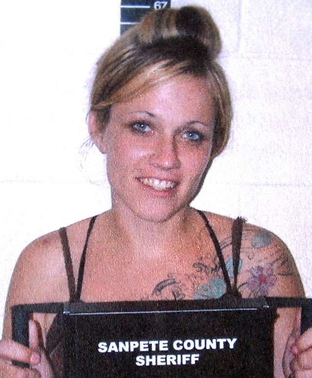 Angela Marie Hill, 25, was arrested Tuesday in connection with a crime spree involving a murder and a carjacking. She was with Logan McFarland, 24, in an extremely remote area of Elko County, Nevada.