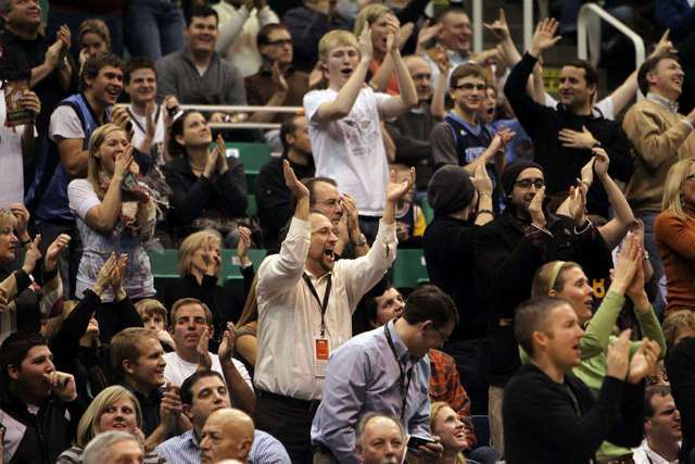 Jazz fans (Deseret News)