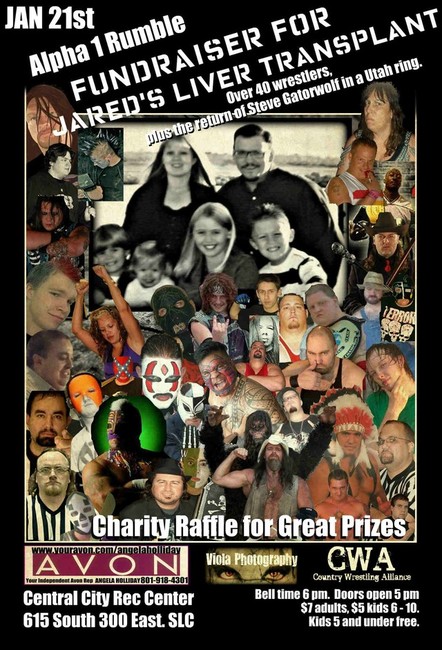 Professional wrestlers fight for a cause not cash