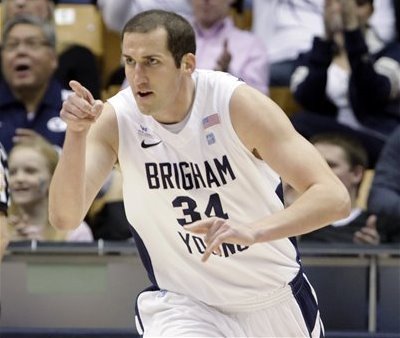 BYU forward Noah Hartsock. (AP Photo/Jim
Urquhart)