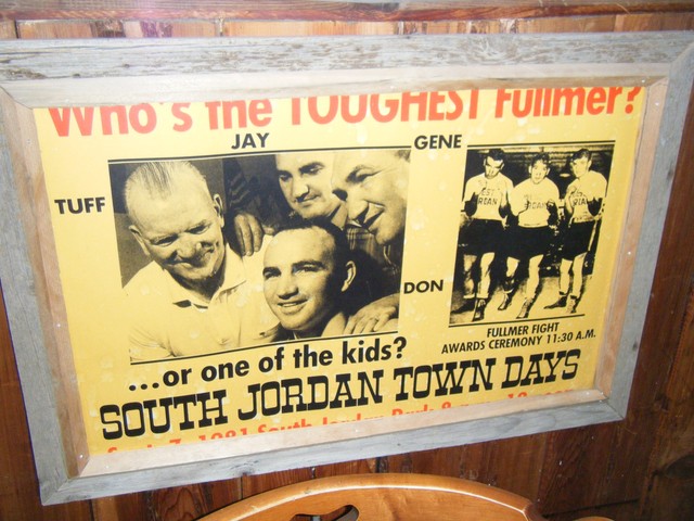 This poster advertised a fundraiser for Colleen Fullmer, who suffered from multiple sclerosis. 