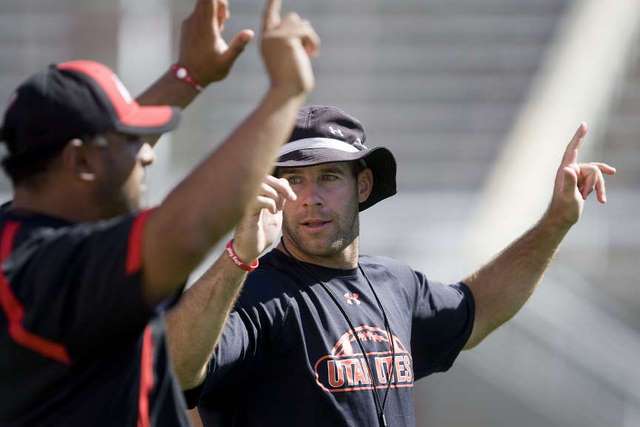 Utah recruiting coordinator Morgan Scalley.
(Deseret News)