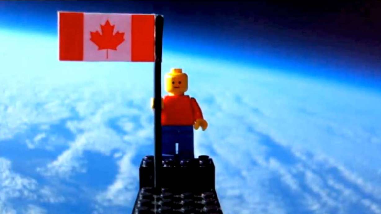 Giant step for LEGOkind: teens launch LEGO man into space