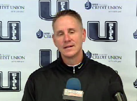 Utah State head coach Gary Andersen