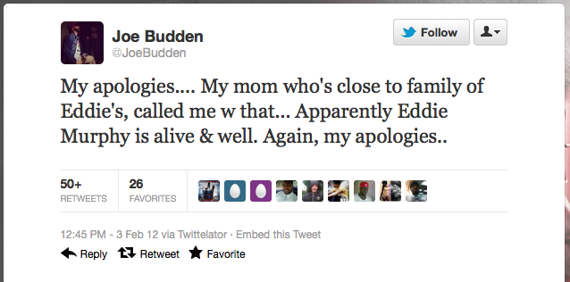 Joe Budden apologizes for the miscommunication, while throwing his mom under the bus (metaphorically).