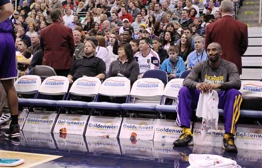 Kobe Bryant probably won't be full strength this year and that could lead to a spot opening up for Gordon Hayward.