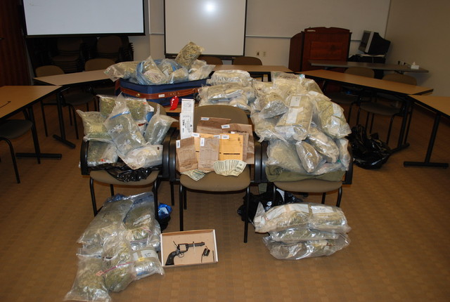 80 pounds of marijuana recovered in drug bust