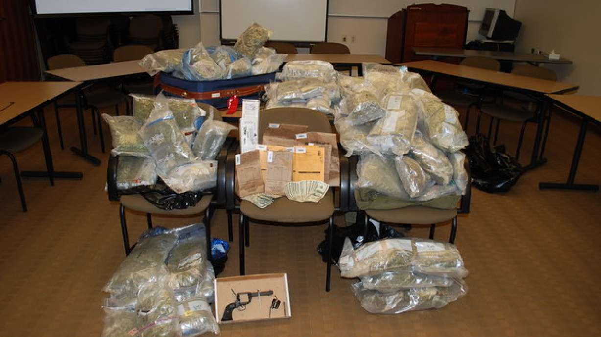 80 pounds of marijuana recovered in drug bust