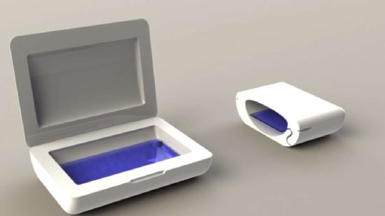 Phone Soap: Utah students solve dirty cell phone problem