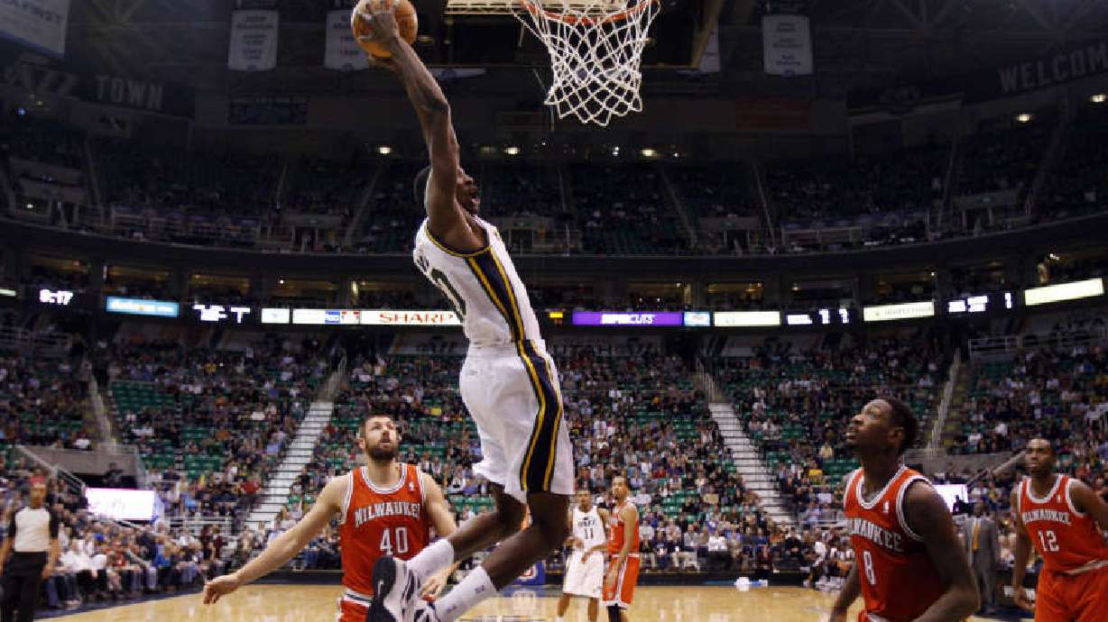 From Left Field: Jeremy Evans is in the dunk contest, for real this time