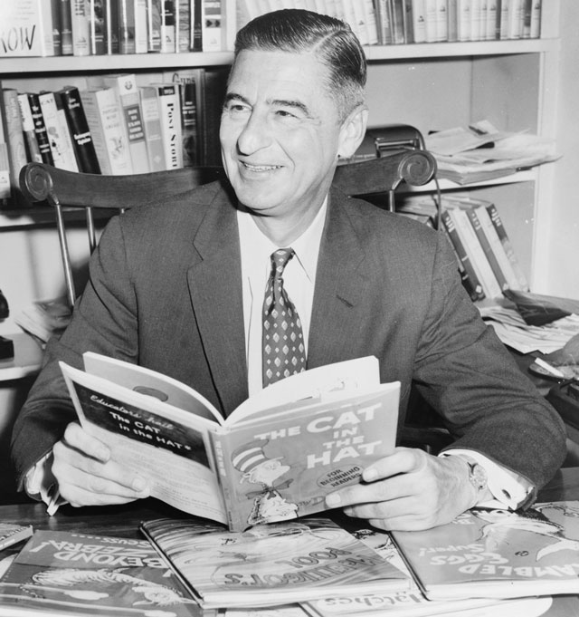 When asked how he could write so well for children, Dr. Seuss answered, "I don't write for children. I write for people." He said that most writers patronize children, something he never did. He added, "I treat a child as an equal." (Photo: Library of Congress Prints and Photographs Division. New York World-Telegram and the Sun Newspaper Photograph Collection.)