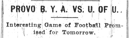 Screenshot of the article headline that appeared in the Salt Lake Tribune