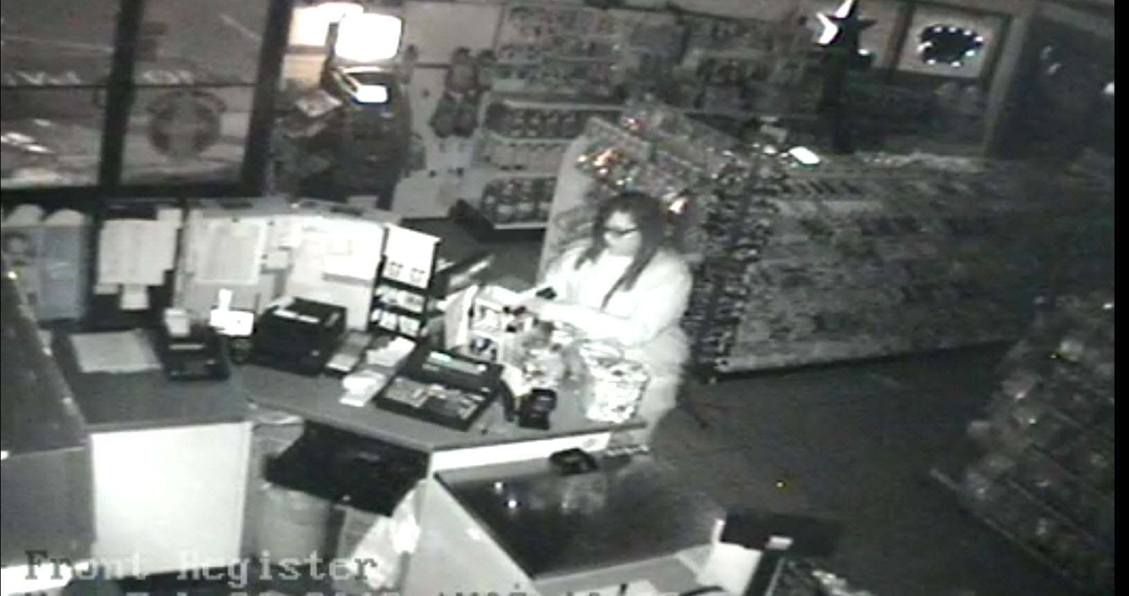 Surveillance photo of a woman involved in theft of cigarettes at a North Salt Lake businesses on Feb. 20, 2012.