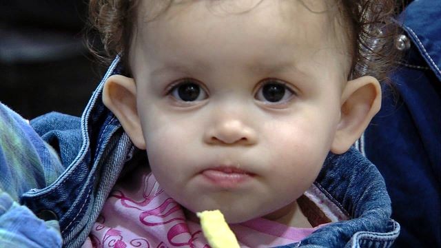 Paetin Mulvain met her parents for the first time in 11 months Tuesday.