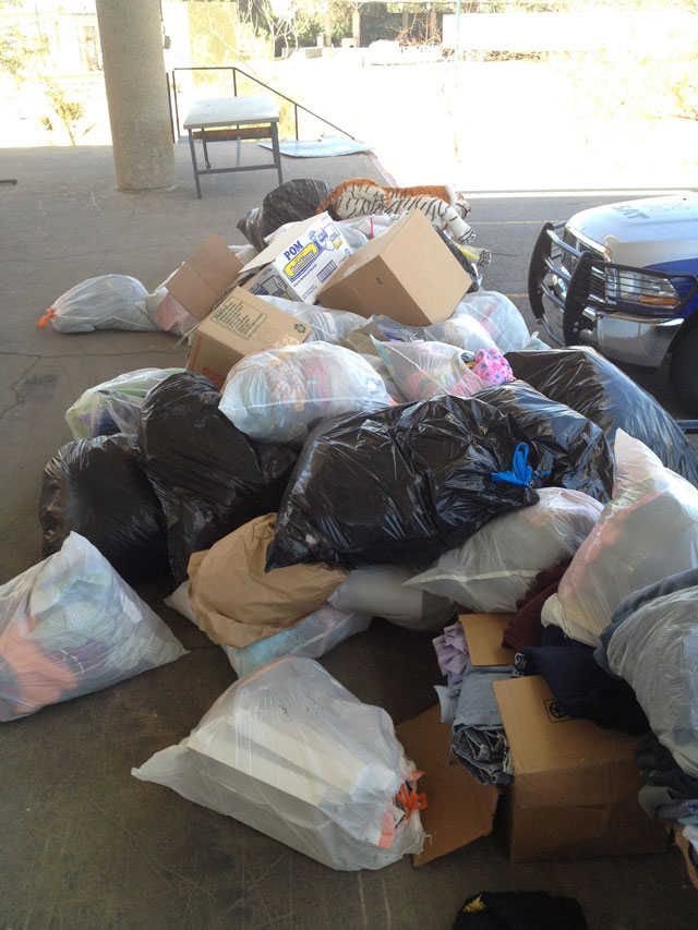 During a humanitarian trip to Mexico, Mapleton residents James and Alex Loveless were stopped by border guards Saturday. Everything they had in their truck was confiscated, and they were forced to pay $1,500 to get the truck back.