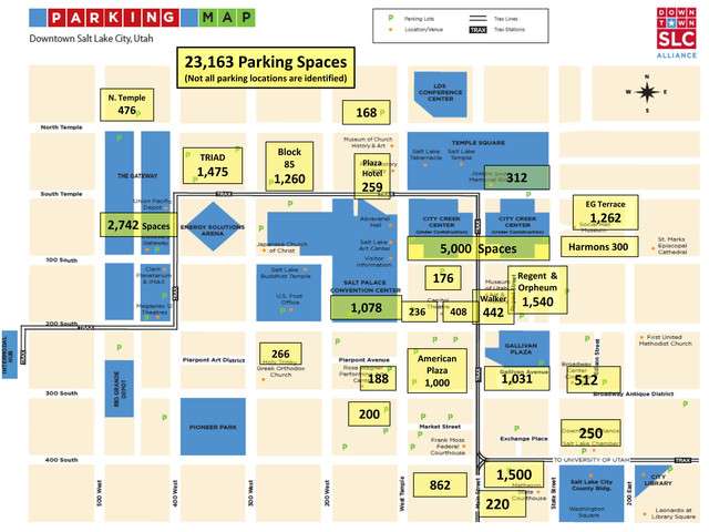 City Creek comes with 5,000 parking stalls and middle-of-the-street entrances in order to accommodate the expected heavy traffic flow to the site.