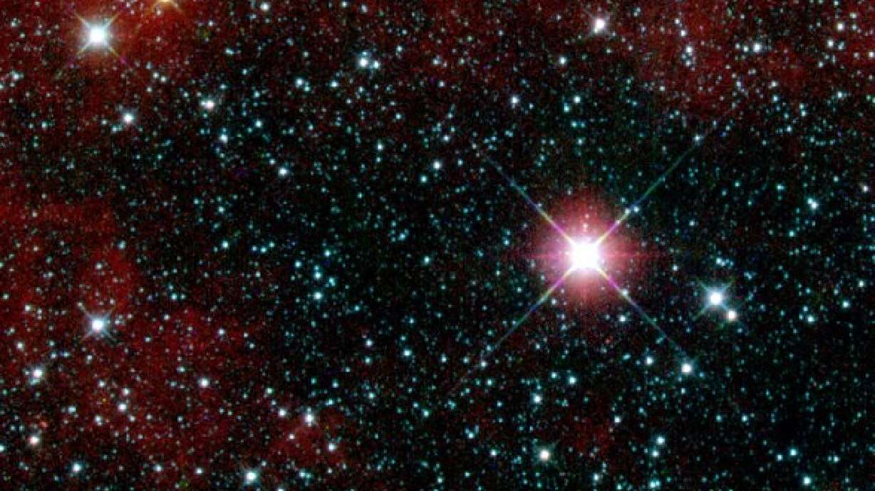 This infrared snapshot of a region in the constellation Carina near the Milky Way was taken shortly after NASA's Wide-field Infrared Survey Explorer ejected its cover. A new study done by physicists at the Massachusetts Institute of Technology found that stars at the edge of the Milky Way travel more slowly than those closer to the center.