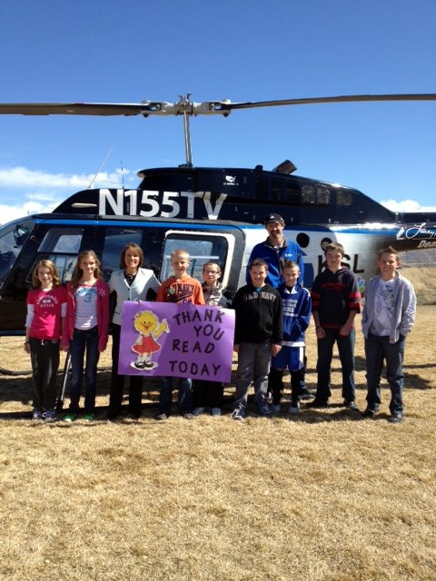4 Tooele schools get visit from Chopper 5 for reading