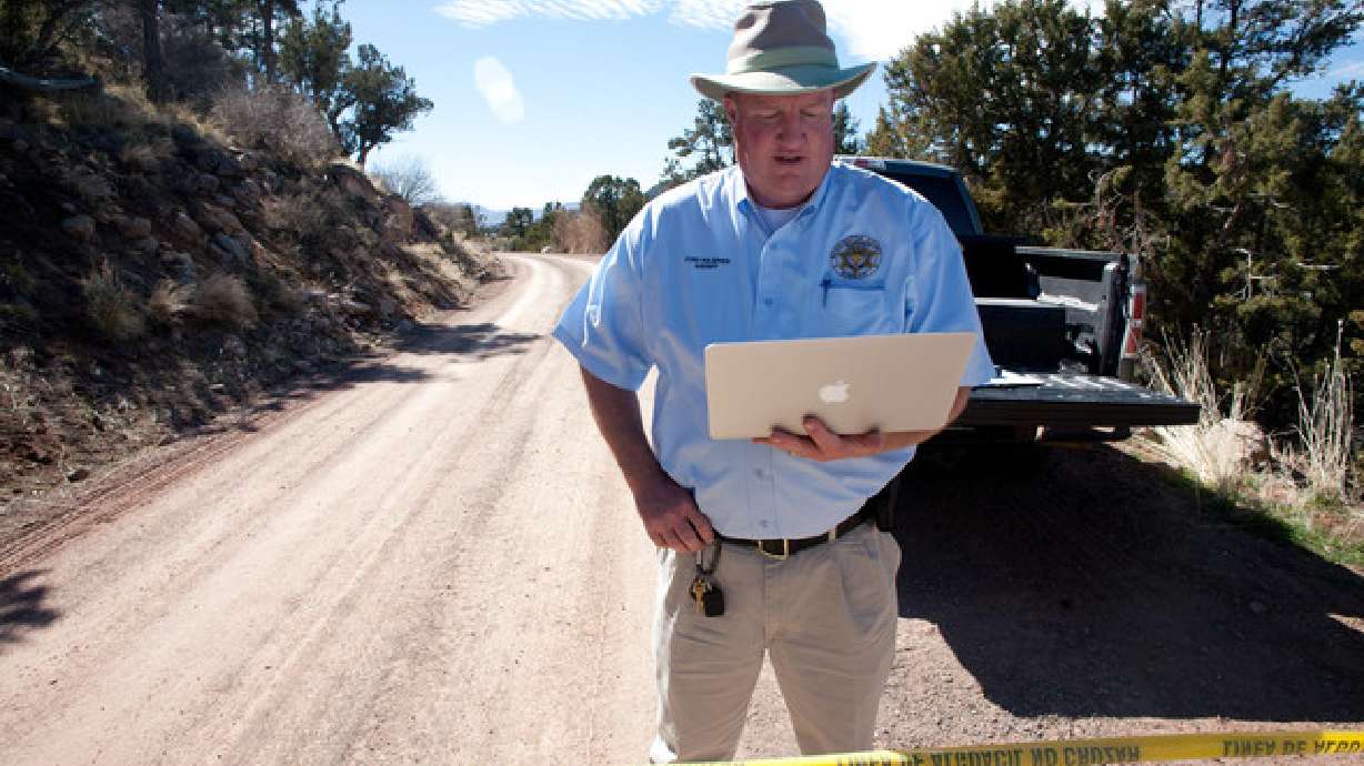 Washington County Sheriff Cory Pulsipher speaks during a press conference on March 22, 2012. Pulsipher announced Monday he will retire after a 35-year career with the sheriff's office.