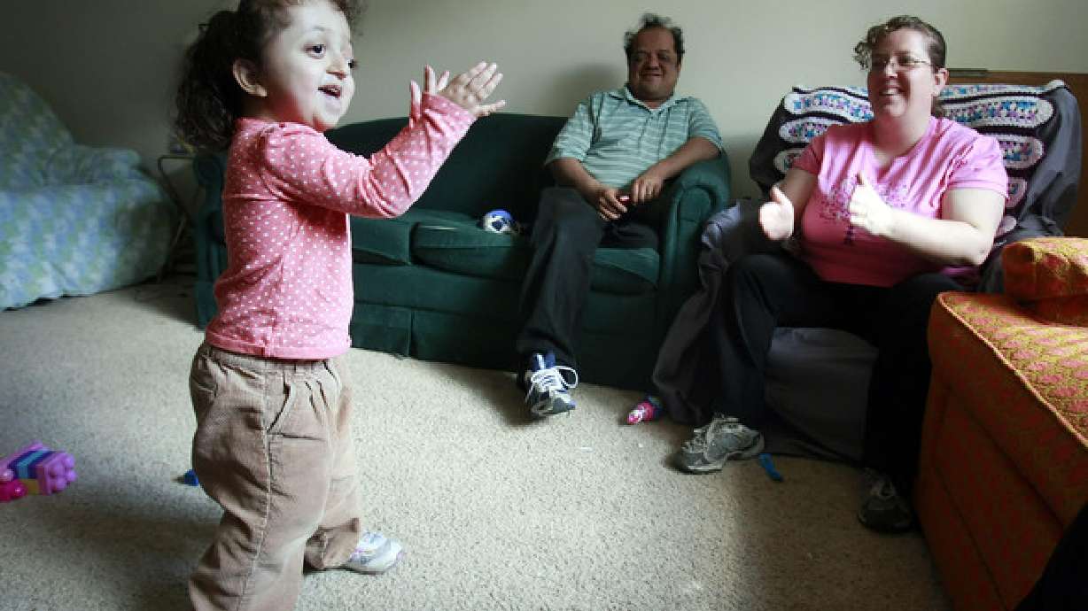Helping Elyza eat: Family struggles to give daughter better life