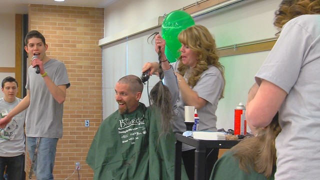 St. Baldricks' Foundation helps cancer patients by shaving heads 