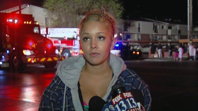 Hilary Hakala and her mother helped wake a man whose apartment was on fire early Thursday morning.