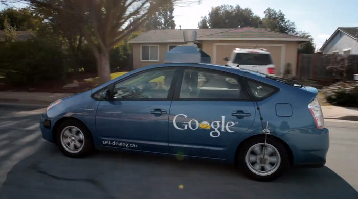 Google's self-driving car takes blind man for a spin