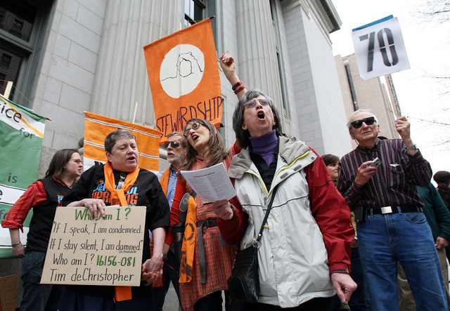 DeChristopher removed from solitary confinement, supporters celebrate