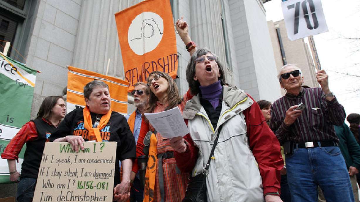 DeChristopher removed from solitary confinement, supporters celebrate