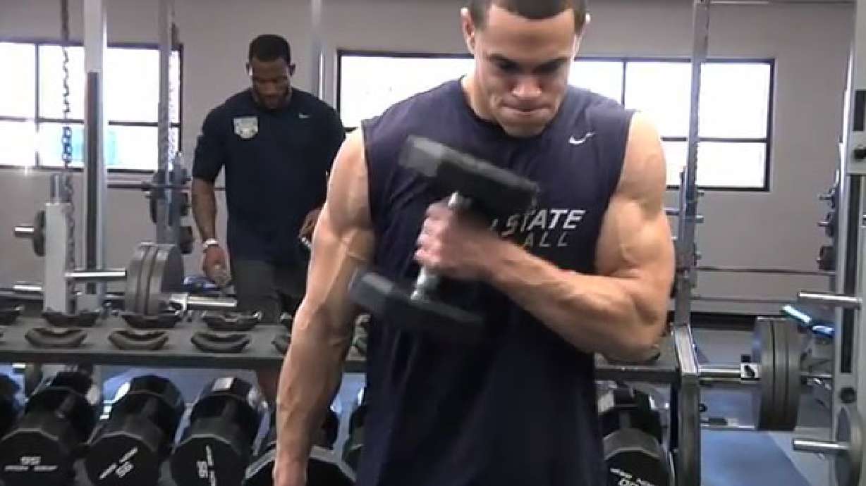 VIDEO: Utah State football players working hard for 2012 season